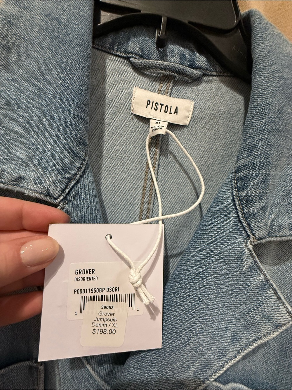 Pistola Grover Denim Jumpsuit - Picture 11 of 11